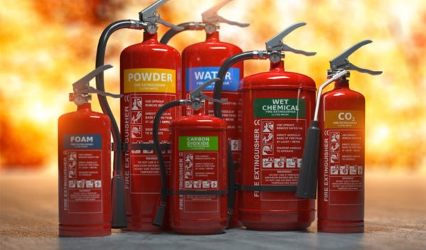 انواع کپسول های آتش نشانی